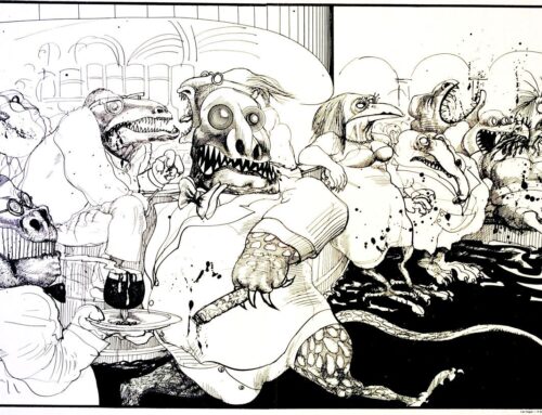 Illustrating Nightmares: Lounge Lizards by Ralph Steadman